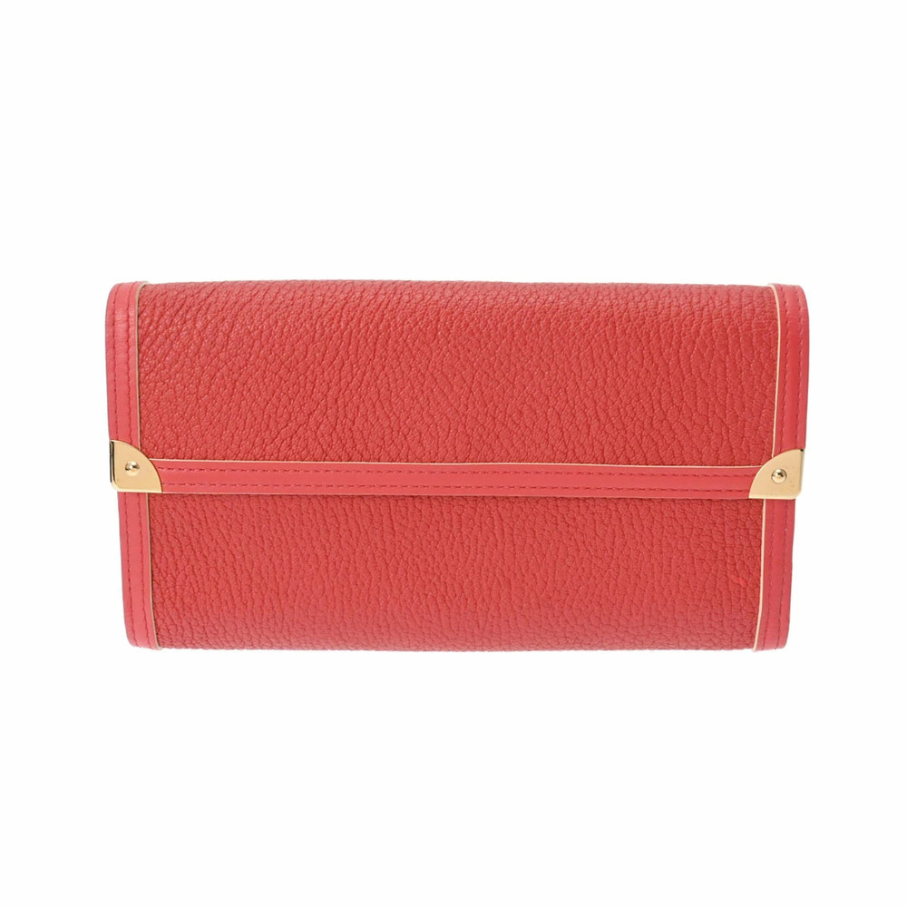 LOUIS VUITTON Suhali Portefeuille Tresor International Geranium Goatskin